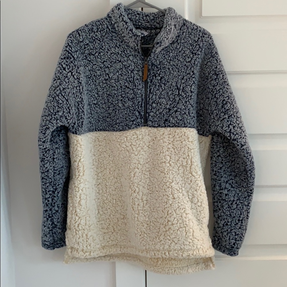Over sized fuzzy pull over - never worn